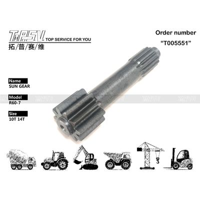 XKAY-00404 カラー 黒 R60-7 掘削機 移動 1 段階 太陽ギア 液圧モーター駆動 互換性 様々な掘削機と互換性