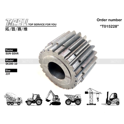 SK200-10 エグババター スウィング 2 ステージ 太陽ギア モーターと惑星式減速機