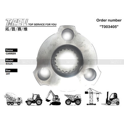 191-2599 鋼鉄重用E312C 掘削機 スイング 1 ステージ 耐久性のあるエネルギー採掘条件に耐えるように構築