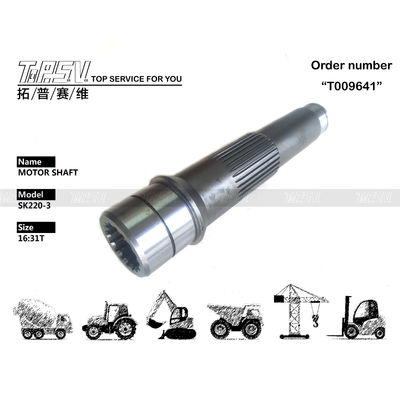品質  2441U739S1 Excavator Hydraulic Motor Shaft FOR KOBELCO SK220-3 SK220-4 工場