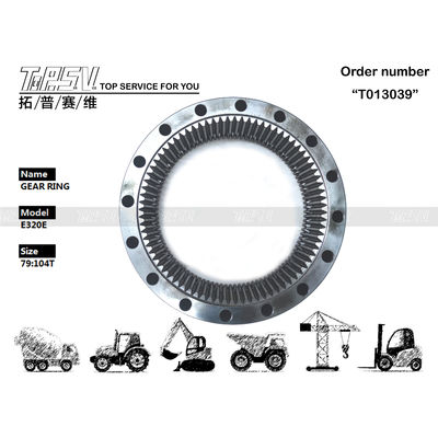 品質  E320E Excavator Travel Steel Gear Ring 267-6783 Gear Meshing Installation 工場