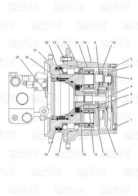 145-7767 信頼された最終ドライブ減速器 カタログ 設置時にブラックボルト E312A