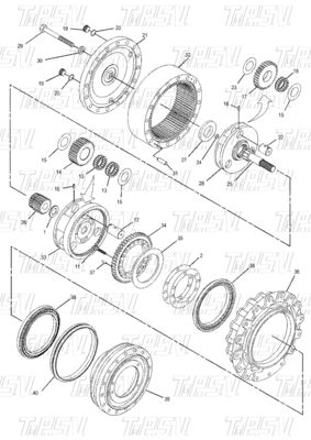 信頼性の高い 350-0452 E315D エグババター トラベルドライブ カタログ モーターパーツ エグババター スイング 減速器