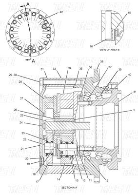 ブラック 水力 191-3234 E320B 掘削機 トラベルドライブ カタログ モーター 重機器の修理