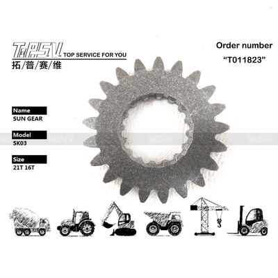 水力モーター駆動 SK03 掘削機 スイング 1 ステージ 機械修理工場の太陽装置 設置