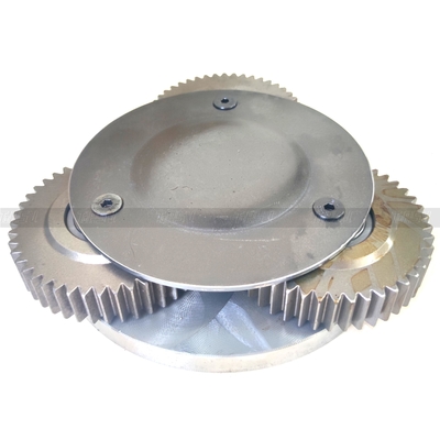 黒色ヘビーデューティ建設作業用スチール製ヘビーデューティE307C油圧ショベル走行1段キャリアアッセンブリ