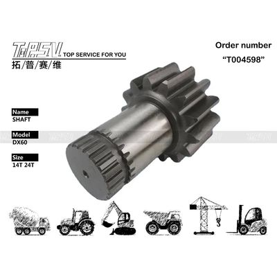 鋼製DX60掘削機 スイングピニオンパーツは即時出荷準備中
