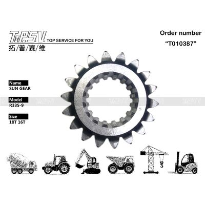 XKAQ-00456 ギヤオイルメンテナンス R335-9 掘削機 スイング 1段 サンギヤボックス 高耐久性 耐久部品 油圧ショベル交換用