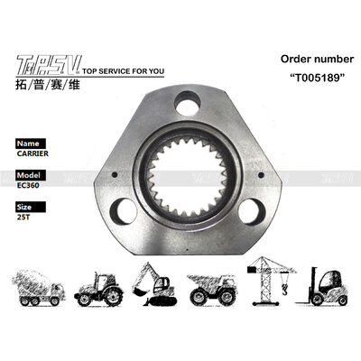 液圧モーター駆動 EC290BLC 掘削機 移動 1 段階 キャリア 黒色 耐久性のある重型建設機器部品