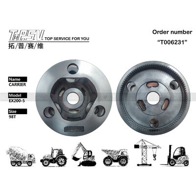 1019147 ディーリングバッグ輸送用梱包 EX200-5 掘削機走行 3段キャリア 油圧モーター駆動による動力供給、掘削機械に最適化