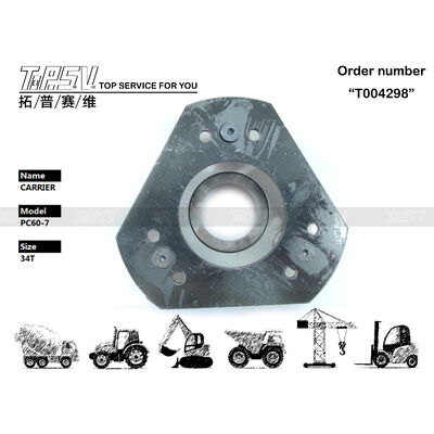 201-26-71130 水力モーター駆動 PC60-7 エグババター スイング 2 ステージ キャリア 黒色 スイングメカニズム 部品 様々なエグババターモデルに適しています