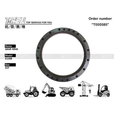 Good price 099-0206 エグババター スイングリングギア キャターピラーE120B 93Tの安装 オンライン
