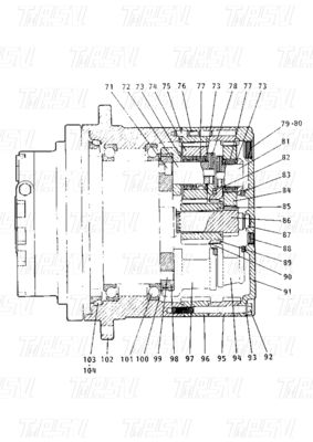 Good price E120B カタログ 099-4141 重用鋼掘削機 最終駆動モーター オンライン