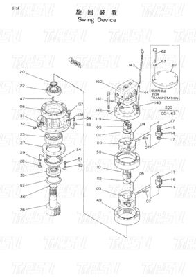 Good price カスタムカラー エグババータ用のスイングドライブユニット 設置カタログ上のボルト 9097683 EX60-1 オンライン