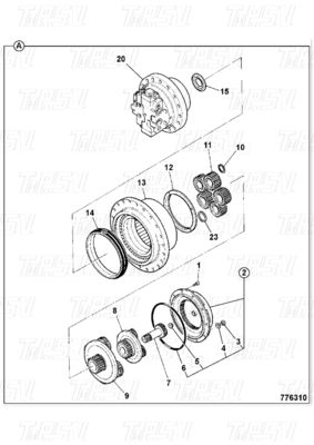 Good price エグババター最終駆動 ギアボックス カタログ 液圧移動モーター駆動 JS220 20/925318 オンライン