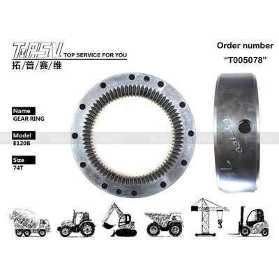 Good price 74T エグババター用スペアパーツ E120B スイングギアリング 093-7000 鋼材 オンライン