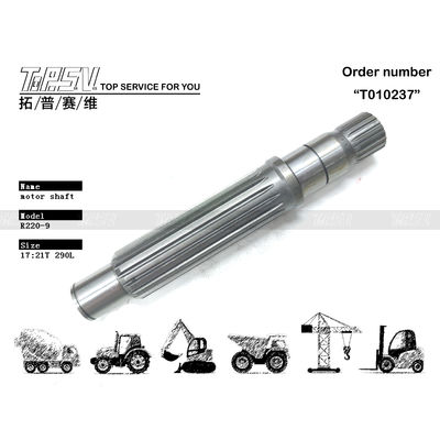 Good price 39Q6-41180 R220-9 エグババター機械のための精密液圧移動モーターシャフト オンライン
