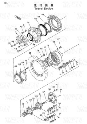 Good price 9065934 9080068 9096481 掘削機 移動ドライブ カタログ 水力移動モーター EX100 オンライン