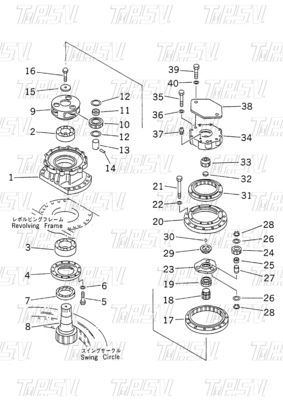 Good price 20Y-26-00010 PC200-6 採掘機 スイングドライブ カタログ オンライン
