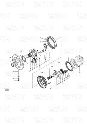 Good price ボルト付き水力式スイングモータードライブ VOE14542165 EC290B エグババタースイングドライブ カタログ オンライン