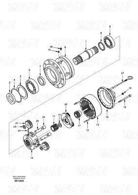 Good price SA8230-27000 EC360 エグババター スイングドライブ カタログ 黒色 オンライン
