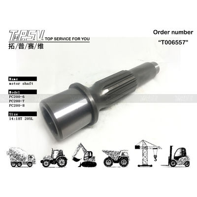 Good price 708-8F-32110 互換PC200-6 掘削機 最終駆動 モーターシャフト 掘削機機械や様々なブランドに最適 オンライン