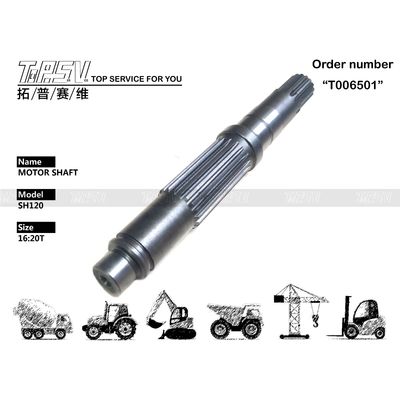 PC120-6 GM18VL エグババター 移動モーターシャフト 黒 TZ269B2002-00 16:20T