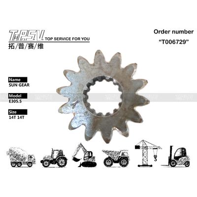 Good price 198-5013 互換性 E305.5 掘削機走行サンギア (様々な掘削機モデル用) オンライン