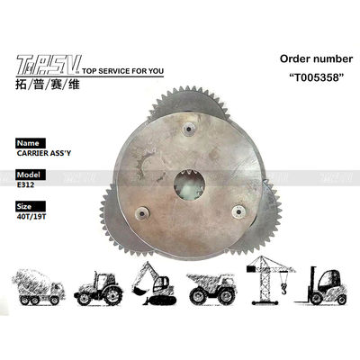生産性向上のためのブラックカラーのエネルギー採掘E312掘削機走行1段キャリアASSYデバイス