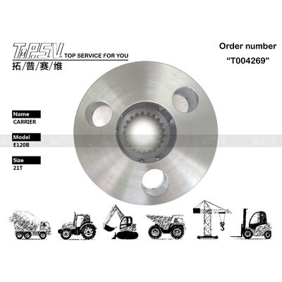 124-7901 E120B 掘削機スイング2段遊星キャリア精密ギアシステム、スムーズなトルク伝達と機器効率の向上を保証