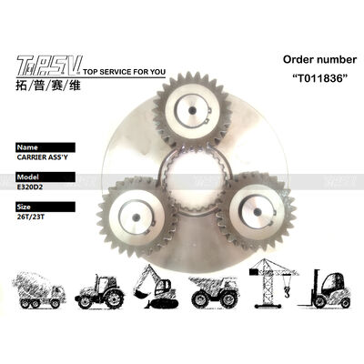 Good price E320D2 掘削機スイング1段キャリアASSY スイングドライブ用掘削機スペアパーツ オンライン