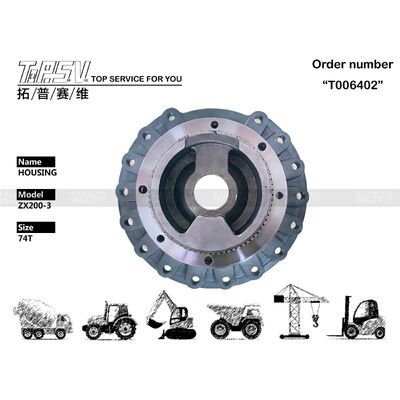 Good price 1031123 ZX200-3 掘削機走行モーターハウジング部品、走行駆動用掘削機スペアパーツ オンライン