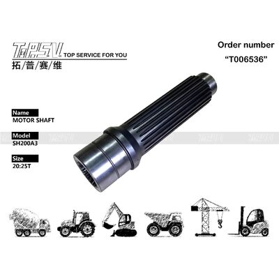 Good price 頑丈な鋼 SK250-6 掘削機 水力モーターシャフト / 掘削機 水力オイル LQ15V00007S042 オンライン