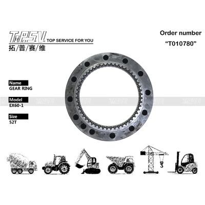 2024077 スイング 2 ステージ ギアボックス リング ギア 高精度 エグババター HITACHI EX60-1