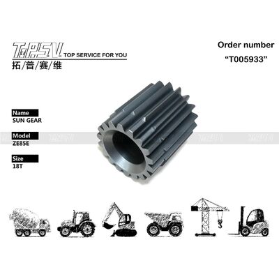 耐久性高い液圧モーター TM10VD 掘削機 2 段階 太陽ギア モーター部品